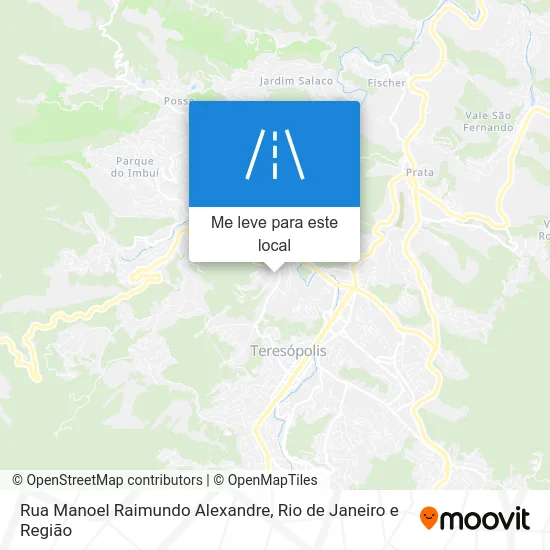 Rua Manoel Raimundo Alexandre mapa