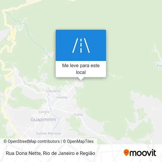 Rua Dona Nette mapa