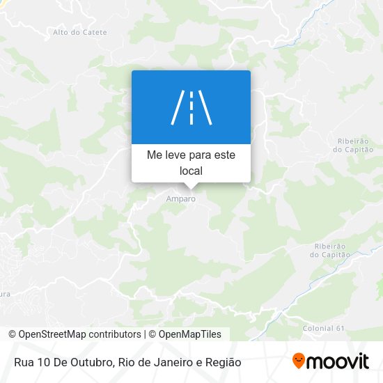 Rua 10 De Outubro mapa