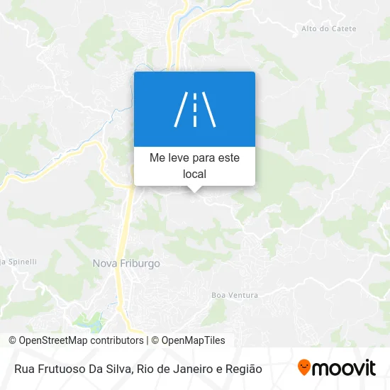 Rua Frutuoso Da Silva mapa