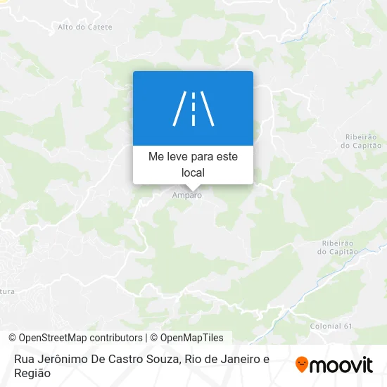 Rua Jerônimo De Castro Souza mapa
