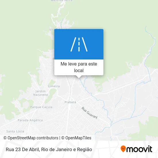 Rua 23 De Abril mapa