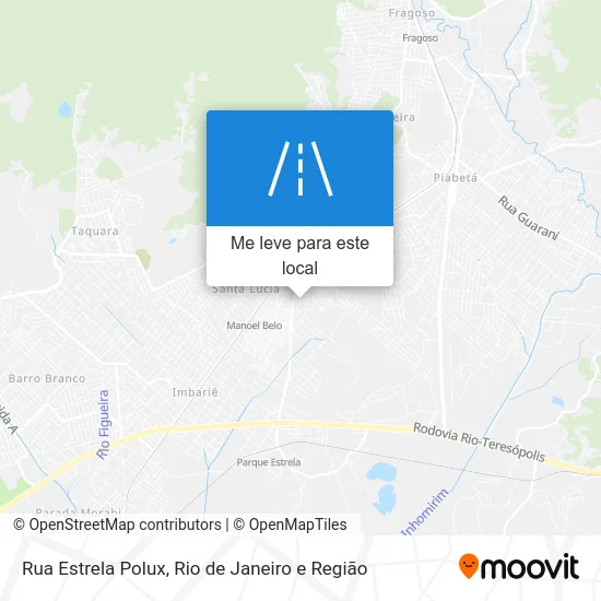 Rua Estrela Polux mapa