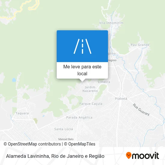 Alameda Lavininha mapa