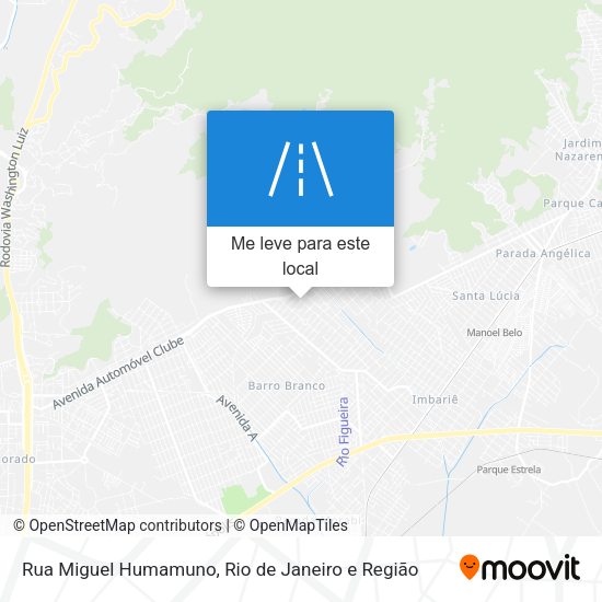 Rua Miguel Humamuno mapa