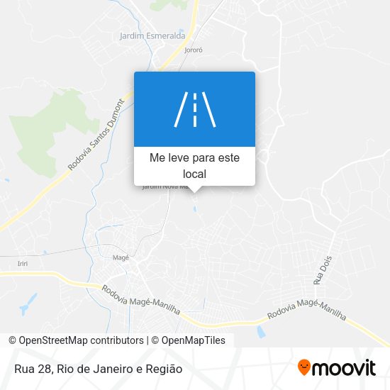 Rua 28 mapa