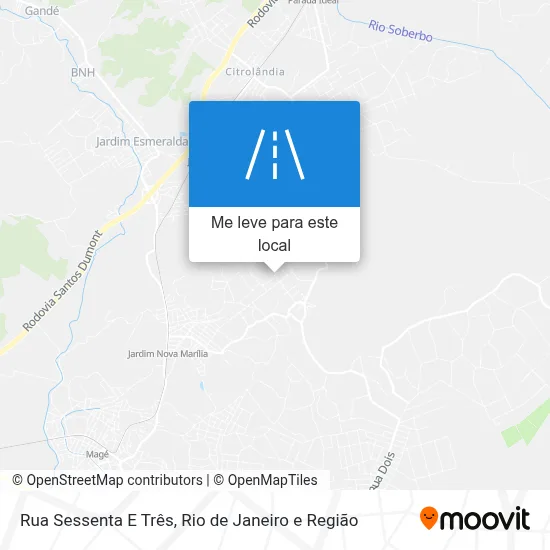 Rua Sessenta E Três mapa