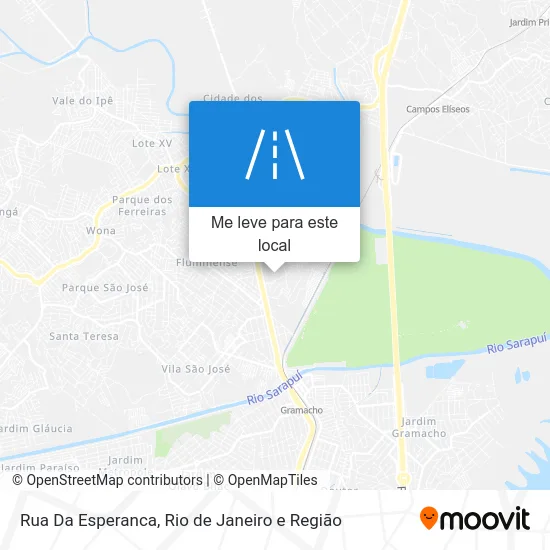 Rua Da Esperanca mapa