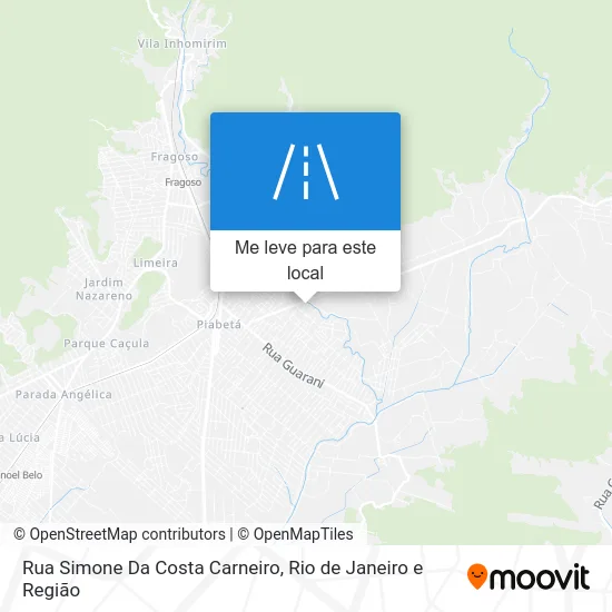Rua Simone Da Costa Carneiro mapa