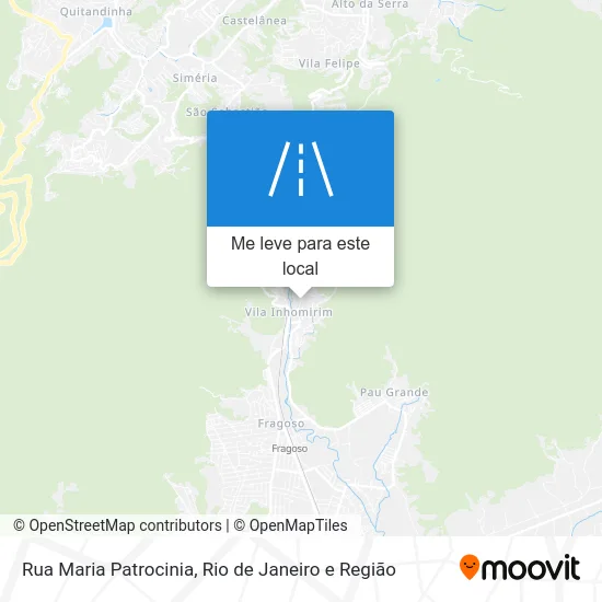 Rua Maria Patrocinia mapa