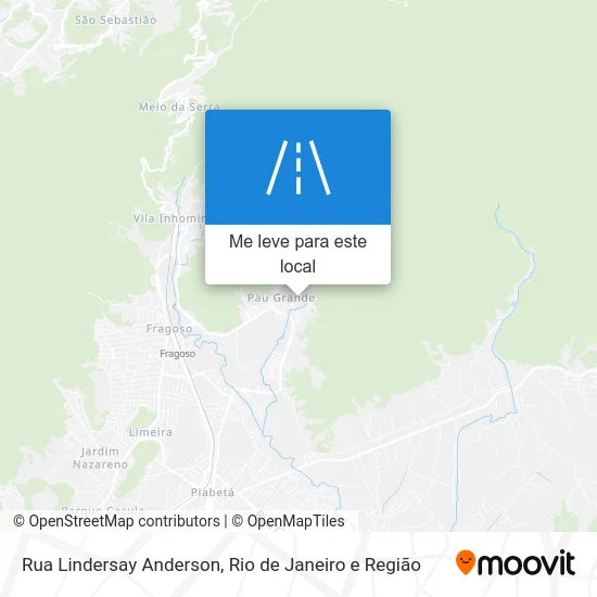 Rua Lindersay Anderson mapa