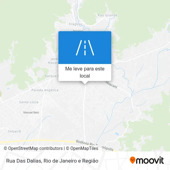 Rua Das Dalias mapa
