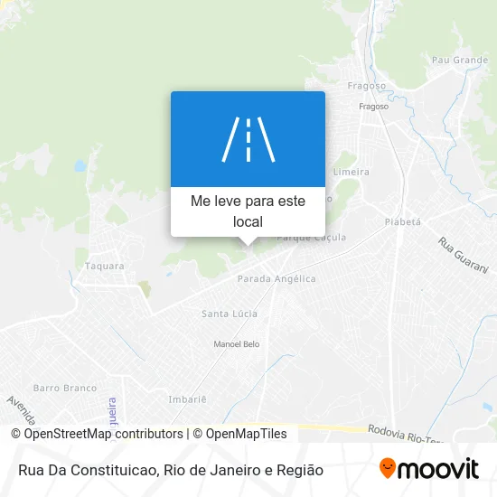 Rua Da Constituicao mapa