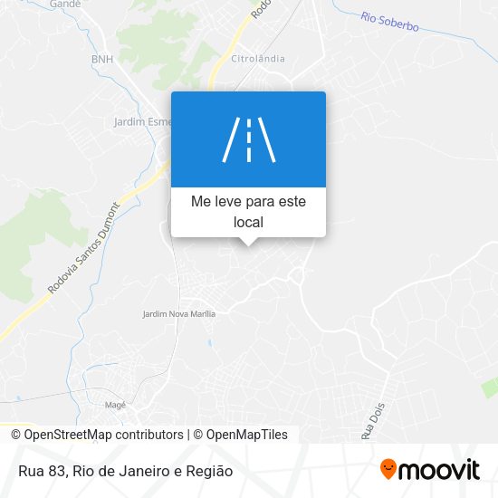 Rua 83 mapa