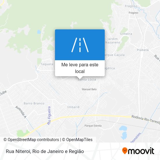 Rua Niteroi mapa