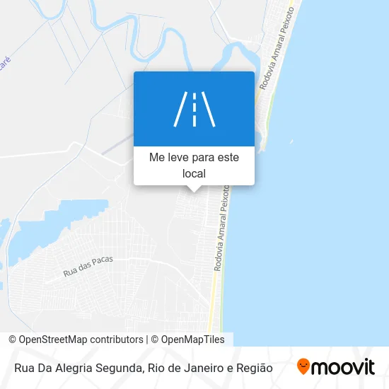 Rua Da Alegria Segunda mapa