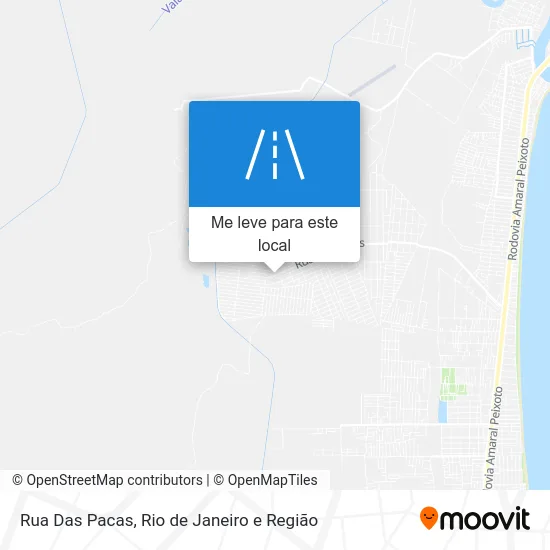 Rua Das Pacas mapa