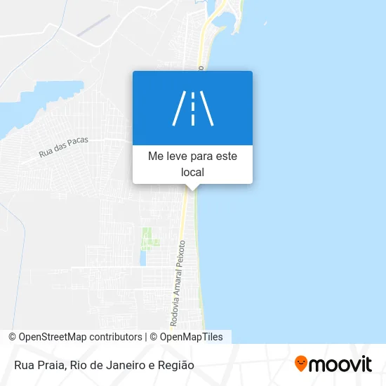 Rua Praia mapa