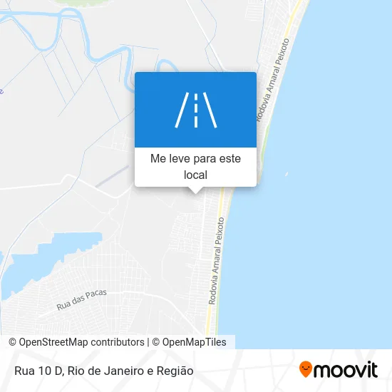 Rua 10 D mapa