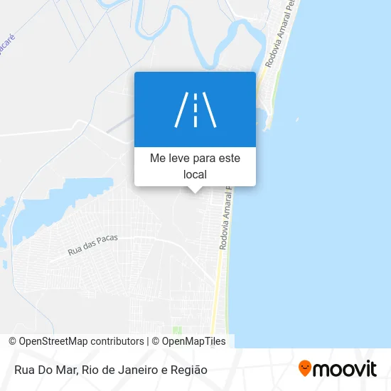 Rua Do Mar mapa