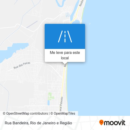 Rua Bandeira mapa
