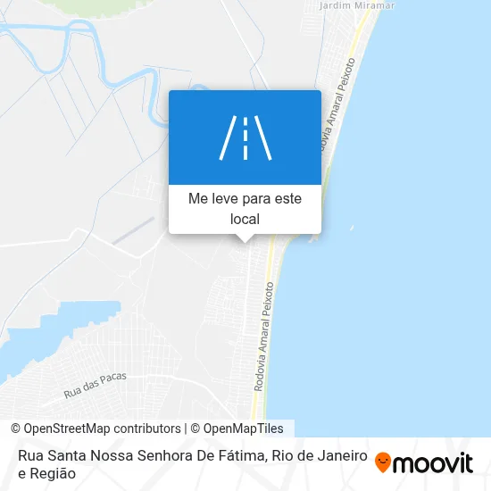 Rua Santa Nossa Senhora De Fátima mapa