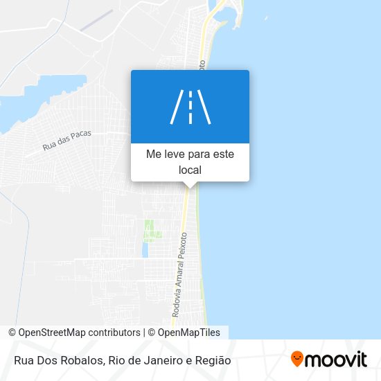 Rua Dos Robalos mapa