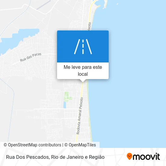 Rua Dos Pescados mapa