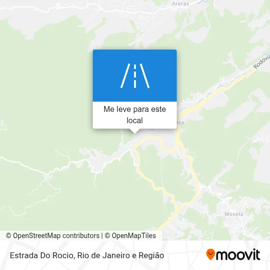 Estrada Do Rocio mapa