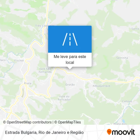 Estrada Bulgaria mapa