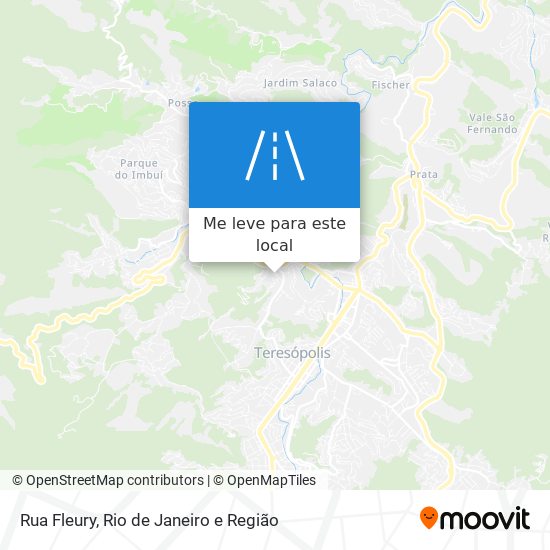 Rua Fleury mapa