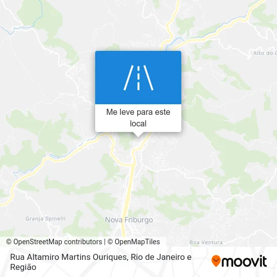 Rua Altamiro Martins Ouriques mapa