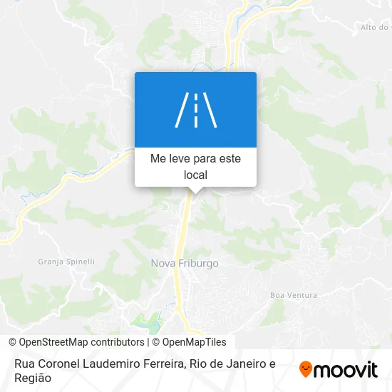 Rua Coronel Laudemiro Ferreira mapa