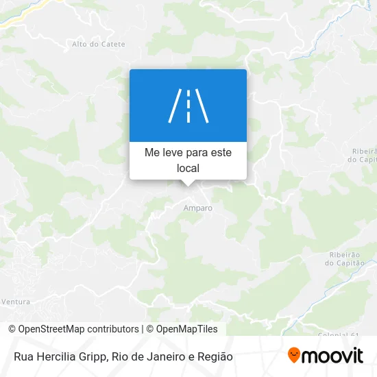 Rua Hercilia Gripp mapa