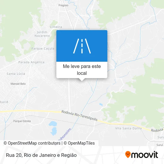 Rua 20 mapa