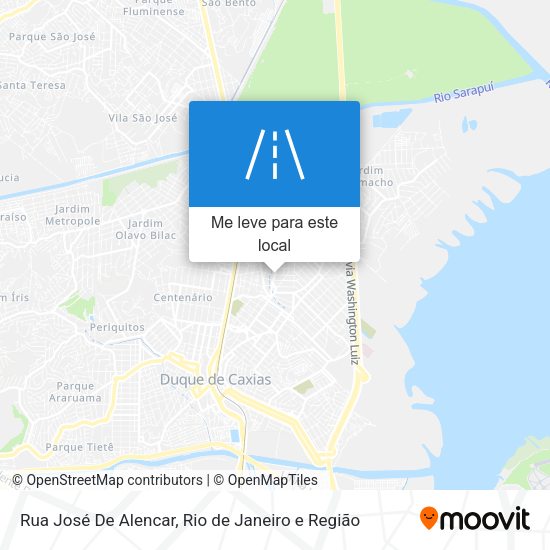 Rua José De Alencar mapa
