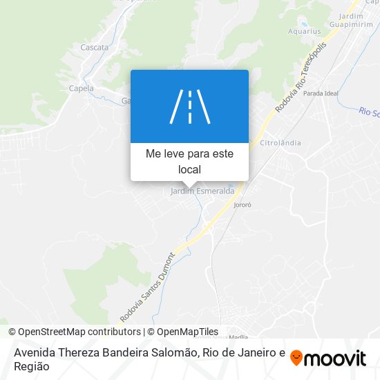 Avenida Thereza Bandeira Salomão mapa