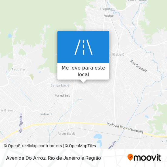 Avenida Do Arroz mapa