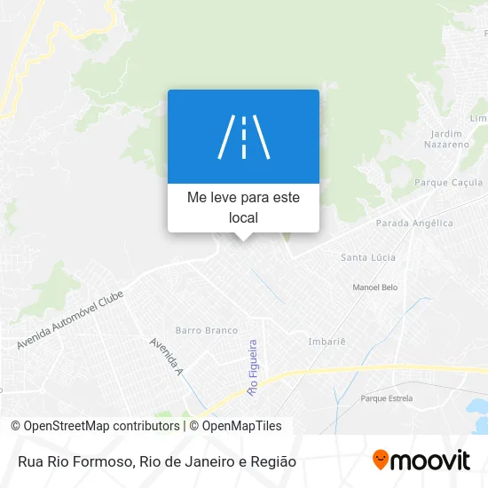 Rua Rio Formoso mapa