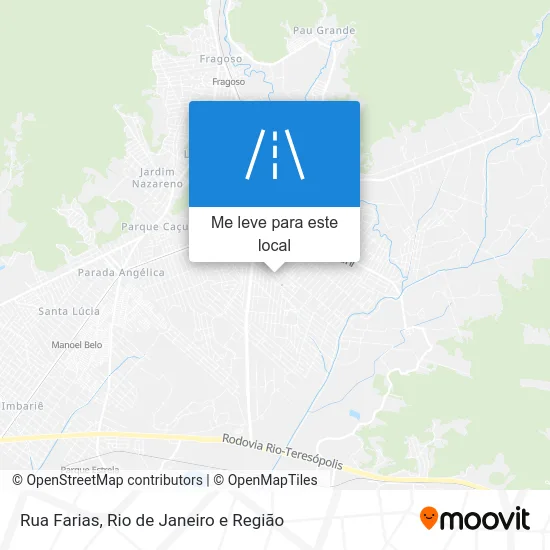 Rua Farias mapa