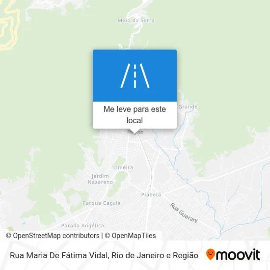 Rua Maria De Fátima Vidal mapa