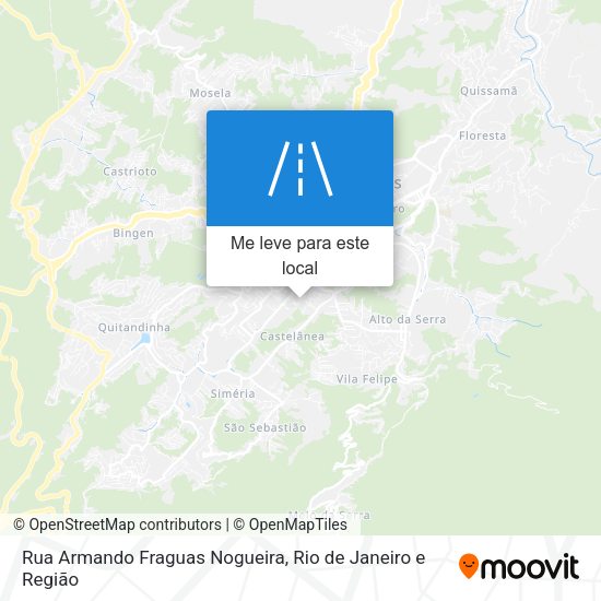 Rua Armando Fraguas Nogueira mapa