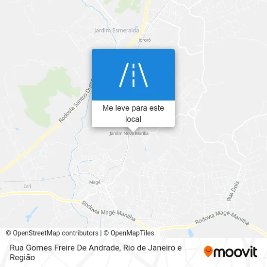 Rua Gomes Freire De Andrade mapa