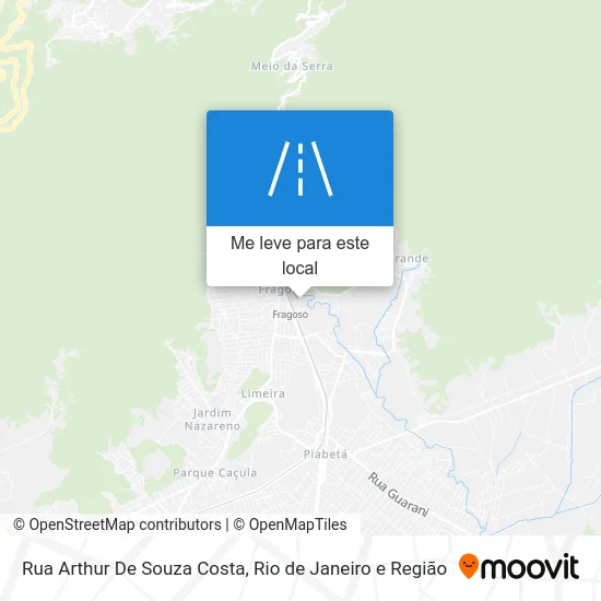 Rua Arthur De Souza Costa mapa