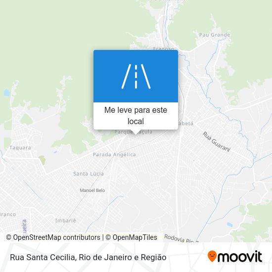 Rua Santa Cecilia mapa