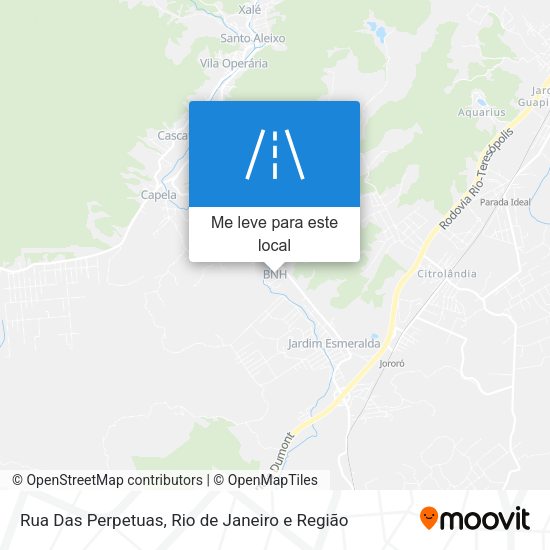 Rua Das Perpetuas mapa