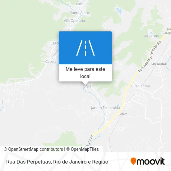 Rua Das Perpetuas mapa