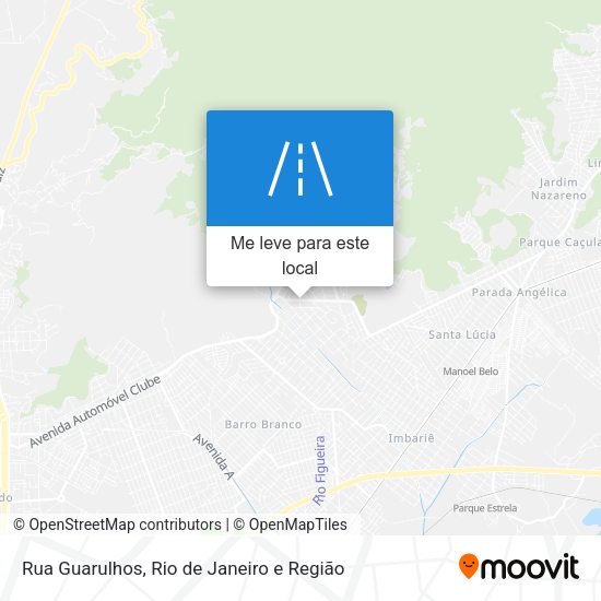 Rua Guarulhos mapa
