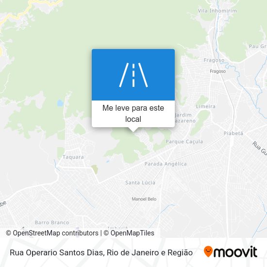 Rua Operario Santos Dias mapa