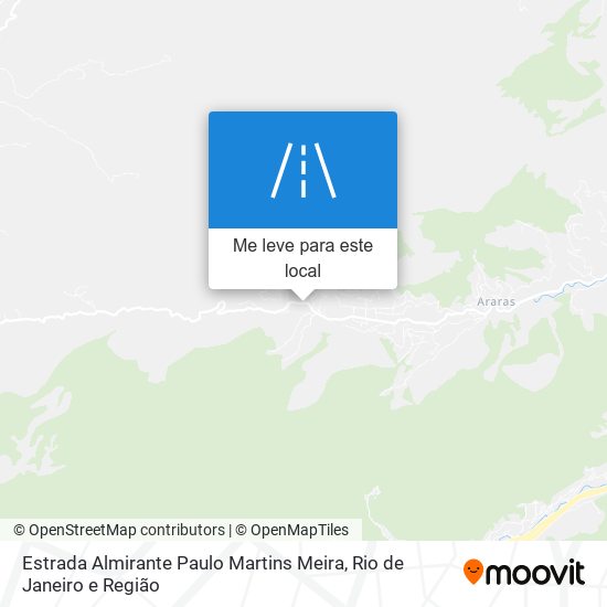 Estrada Almirante Paulo Martins Meira mapa